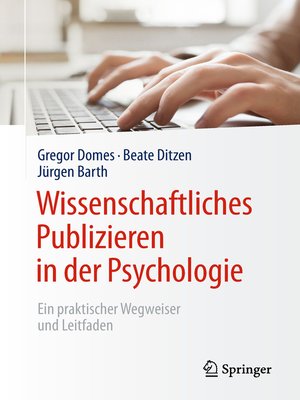 cover image of Wissenschaftliches Publizieren in der Psychologie